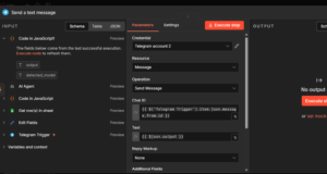 "n8n telegram send message node"