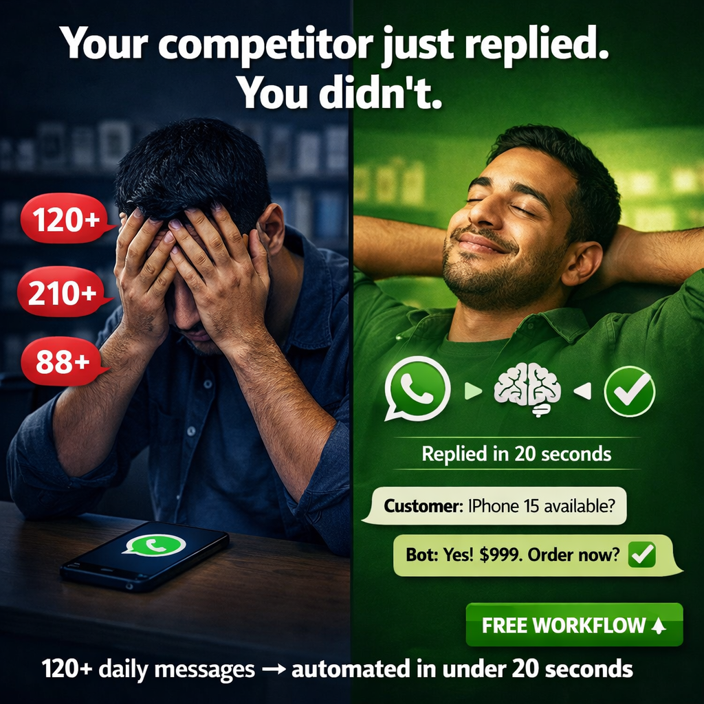 a smart n8n whatsapp AI chat bot